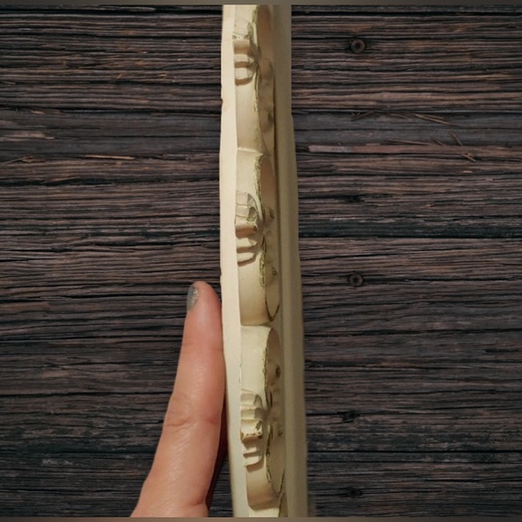 Vintage Syroco Shabby Chic Oval Wall Mirror - Picture 7 of 9